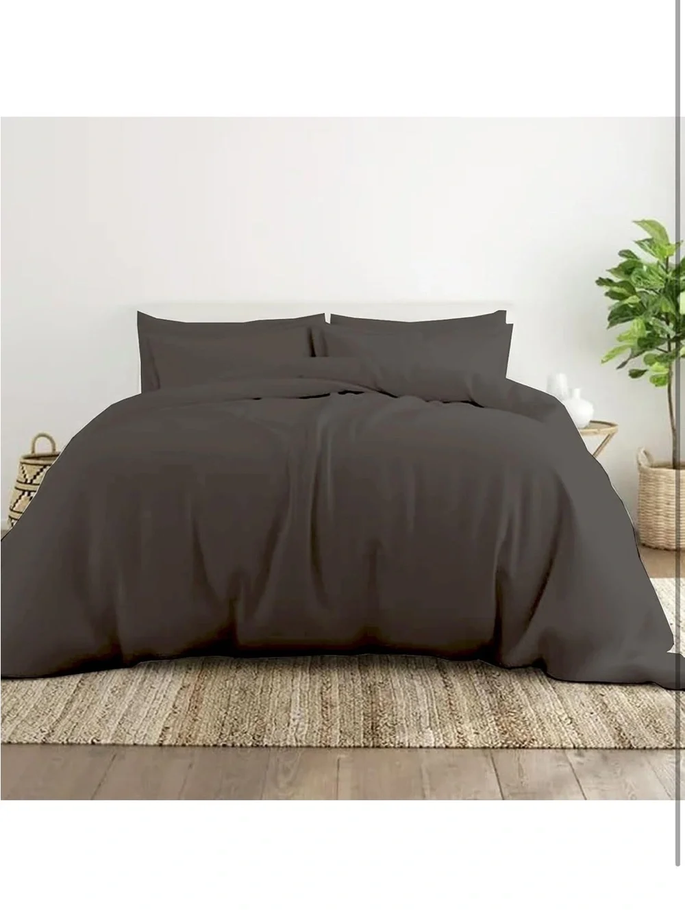 NEW Casa Copenhagen® Luxuria 3Pcs Duvet Cover Set, 100% Comb Cotton Duvet 500 TC